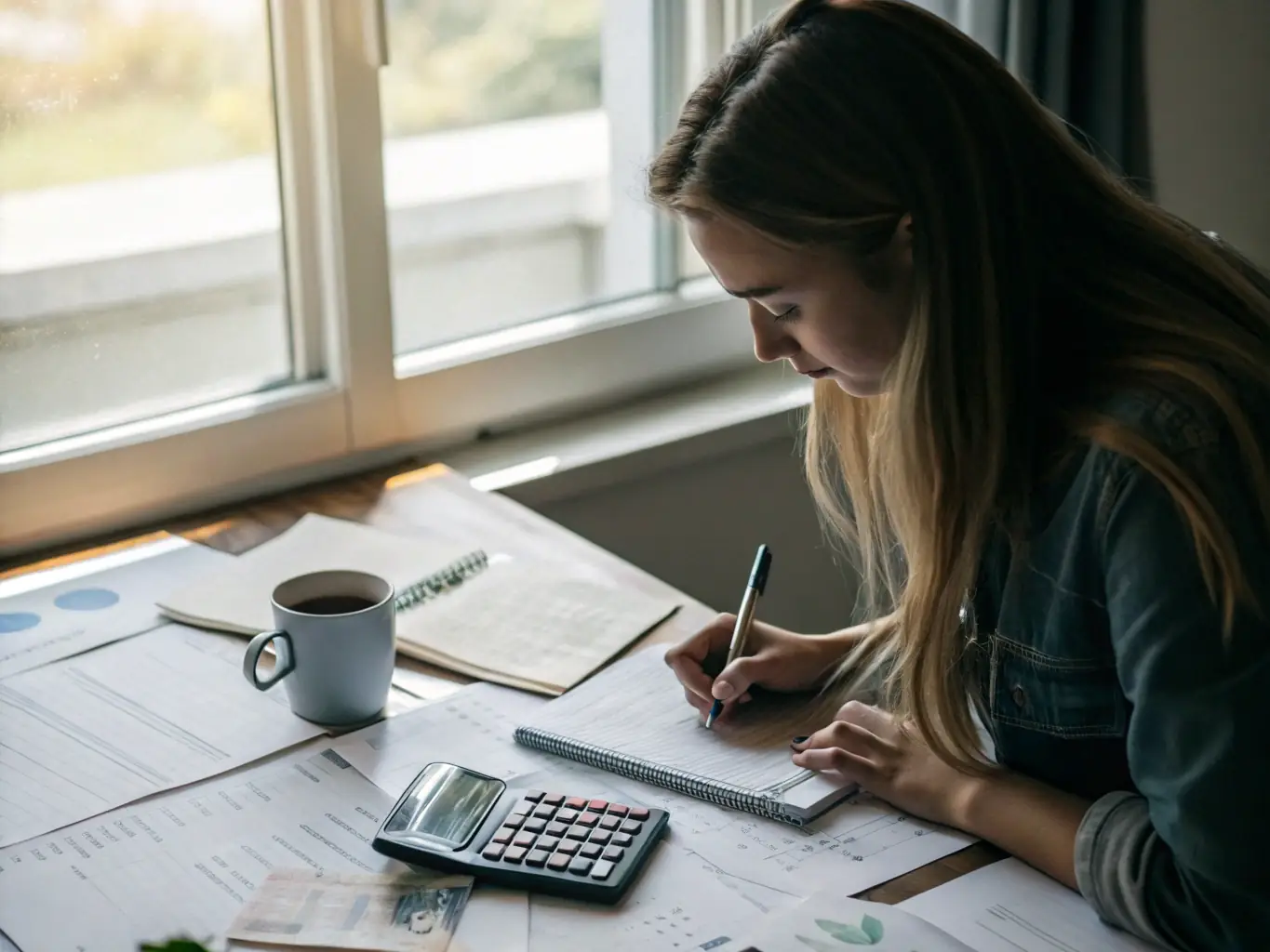 A South African taxpayer looking stressed while reviewing tax documents at a desk, symbolizing the challenges of tax compliance.